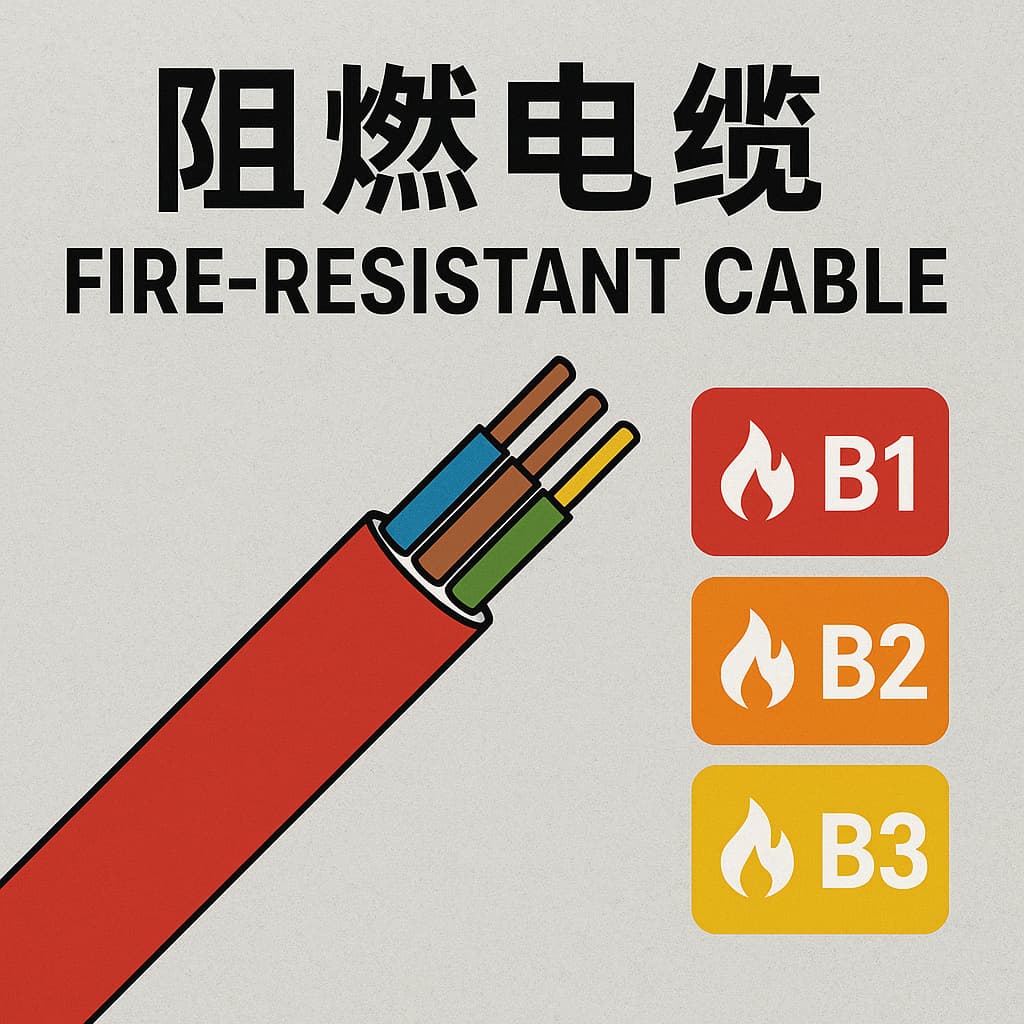 什么是阻燃电缆？？？？？？B1、B2、B3级的区别你相识吗？？？？？？