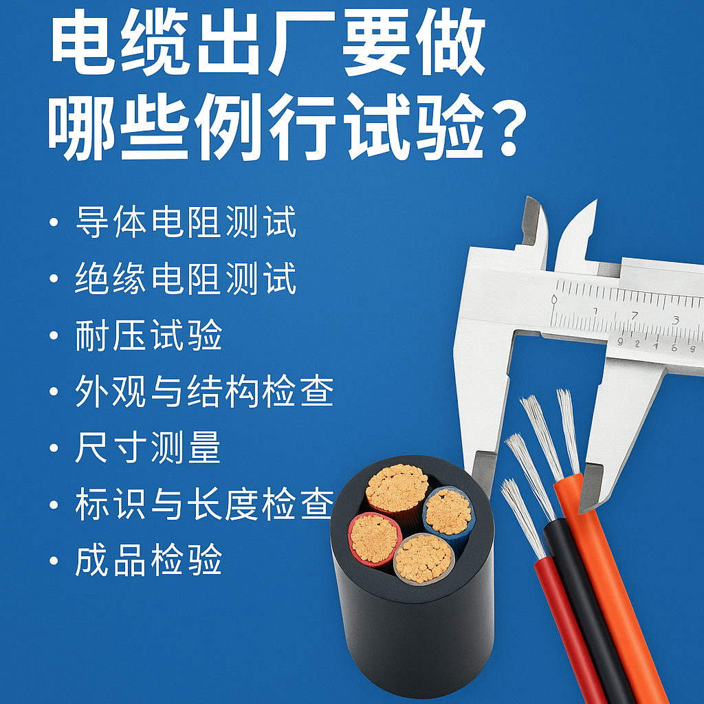 电缆出厂要做哪些例行试验？？？？？？一文讲清最要害的7项检测