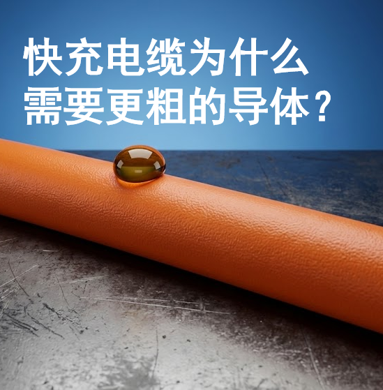 快充电缆为什么需要更粗的导体？？揭秘新能源汽车充电的“热”知识