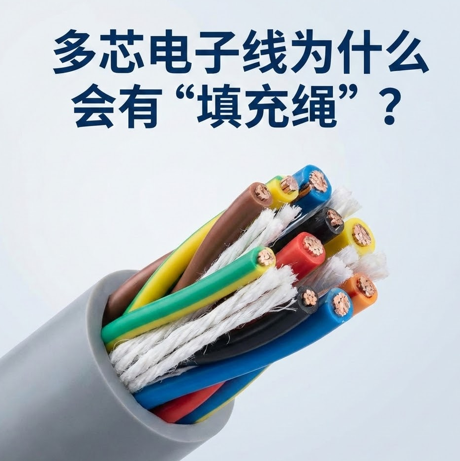 多芯电子线为什么会有“填充绳”？？